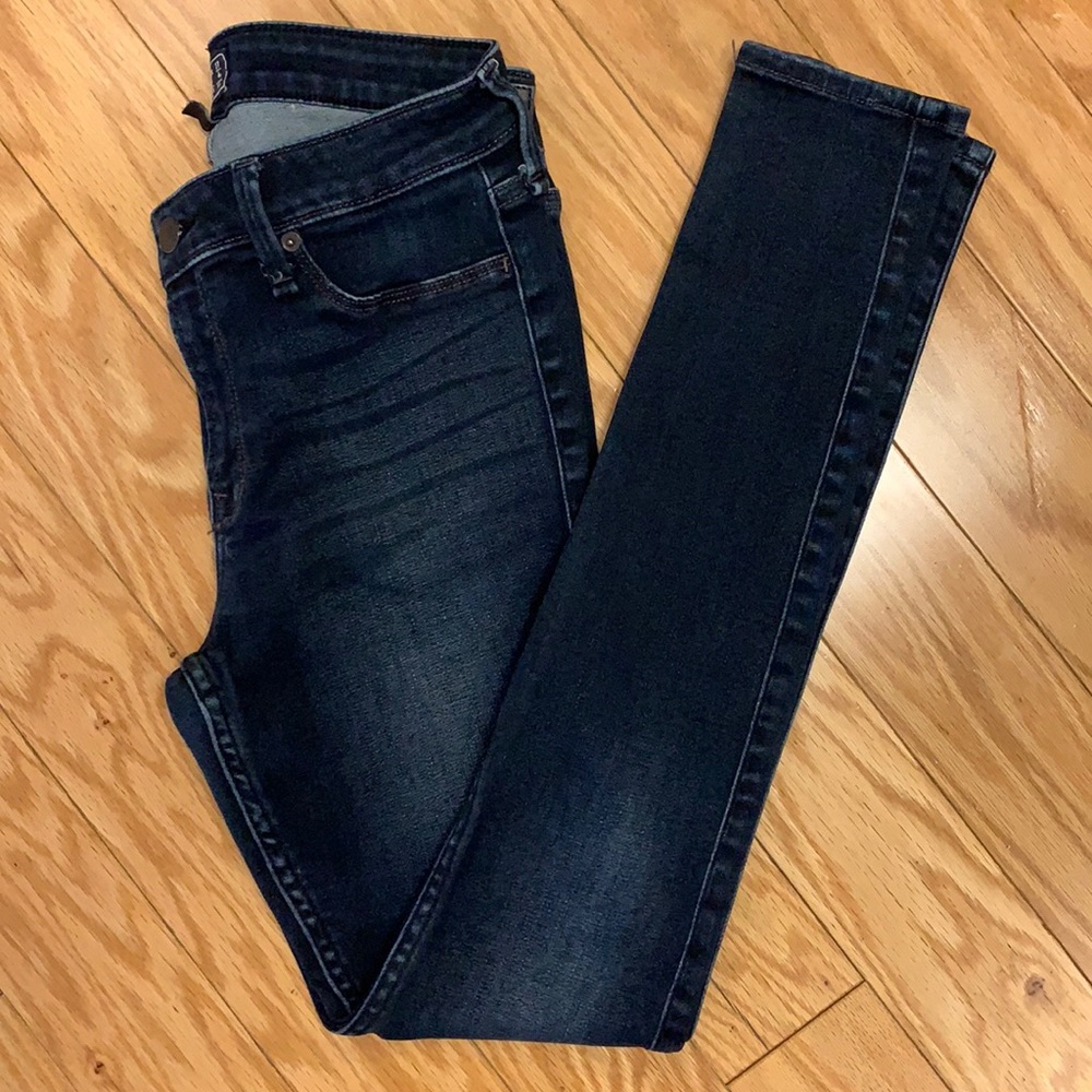 Abercrombie Harper Jean Legging - Dark Wash - Picture 2 of 6